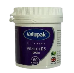 Valupak Vitamin D3 1000iu (60s)
