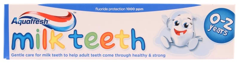 Aquafresh Toothpaste 50ml Milk Teeth 0-2 Years