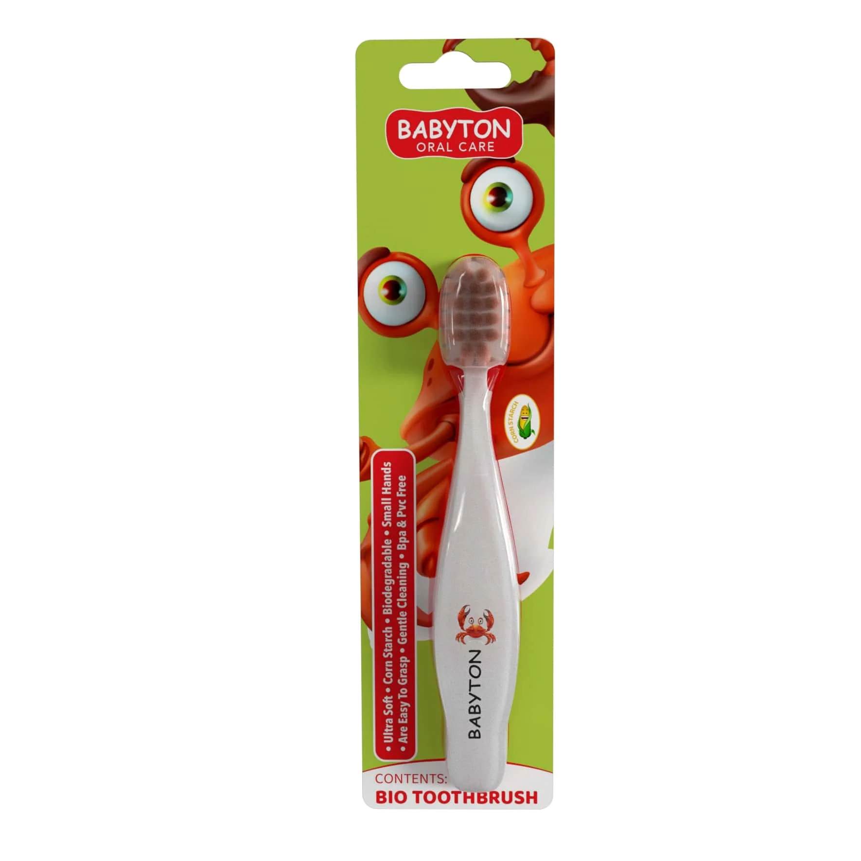 Babyton Oral Care Bio Toothbrush Assorted Animal Designs